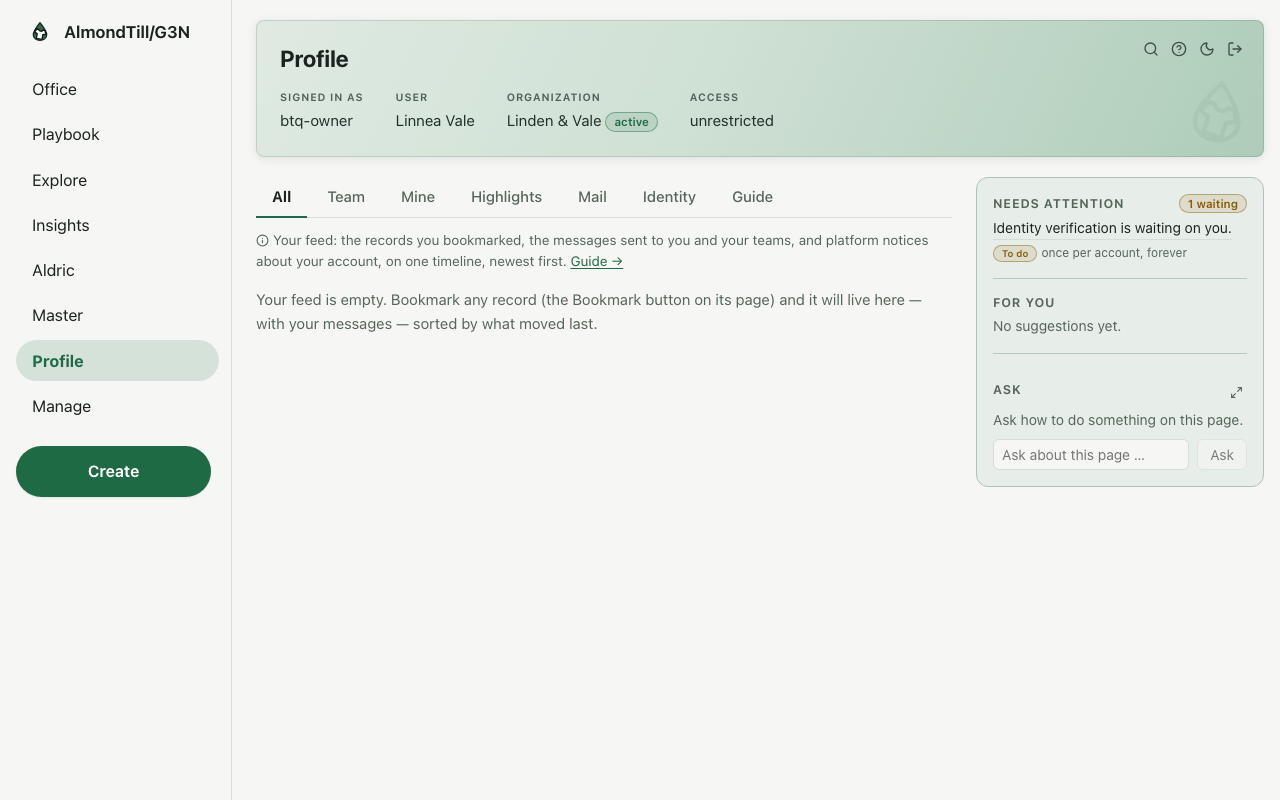 Your profile — /profile