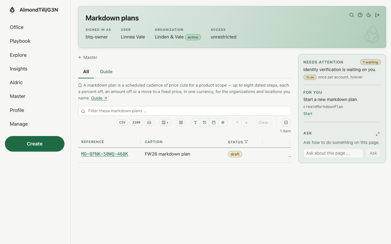 Markdown plans — /markdown-plans