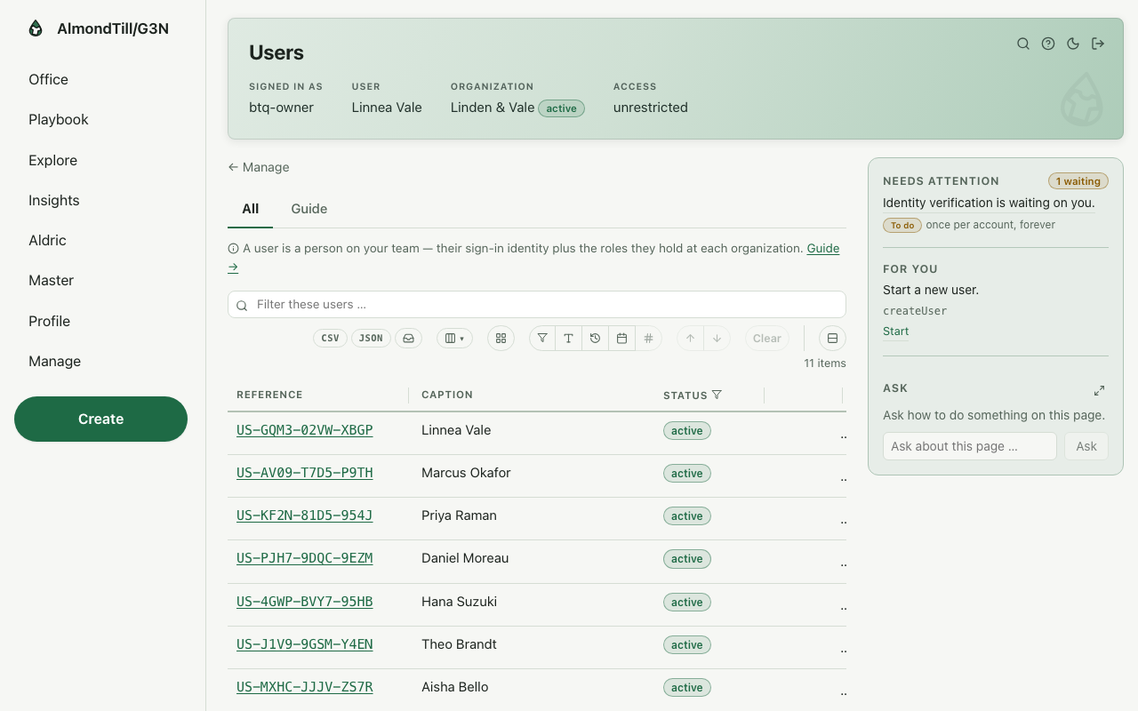Users — /users