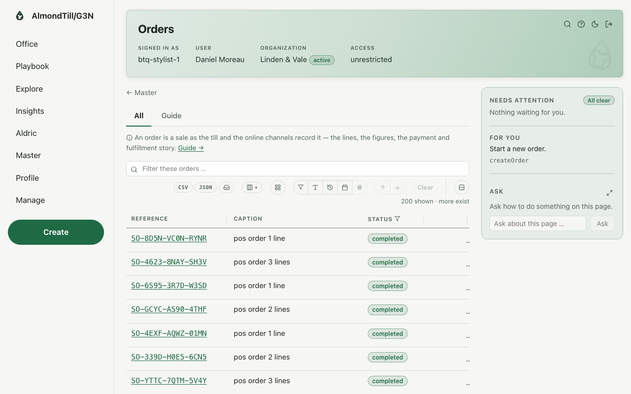 Orders — /orders